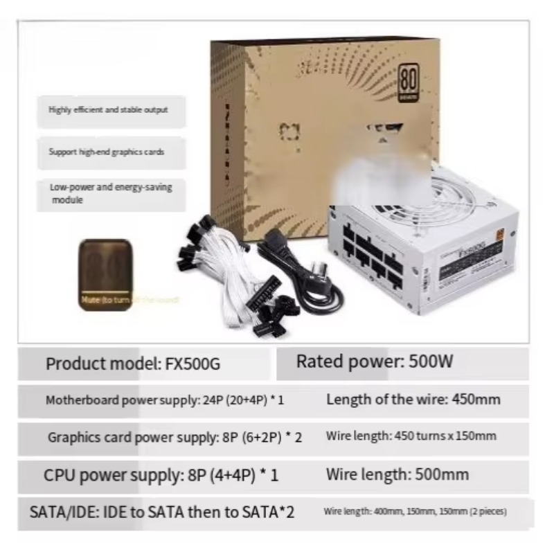 มีสินค้าในสต็อก พาวเวอร์ซัพพลา - Sfx Modular Power Supply 850W Gold บทวิจารณ์และราคา